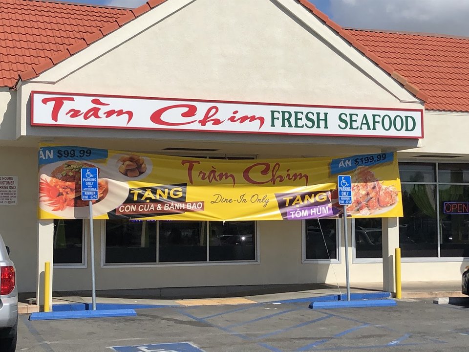 Restaurant exterior on Bolsa Avenue in Westminster.