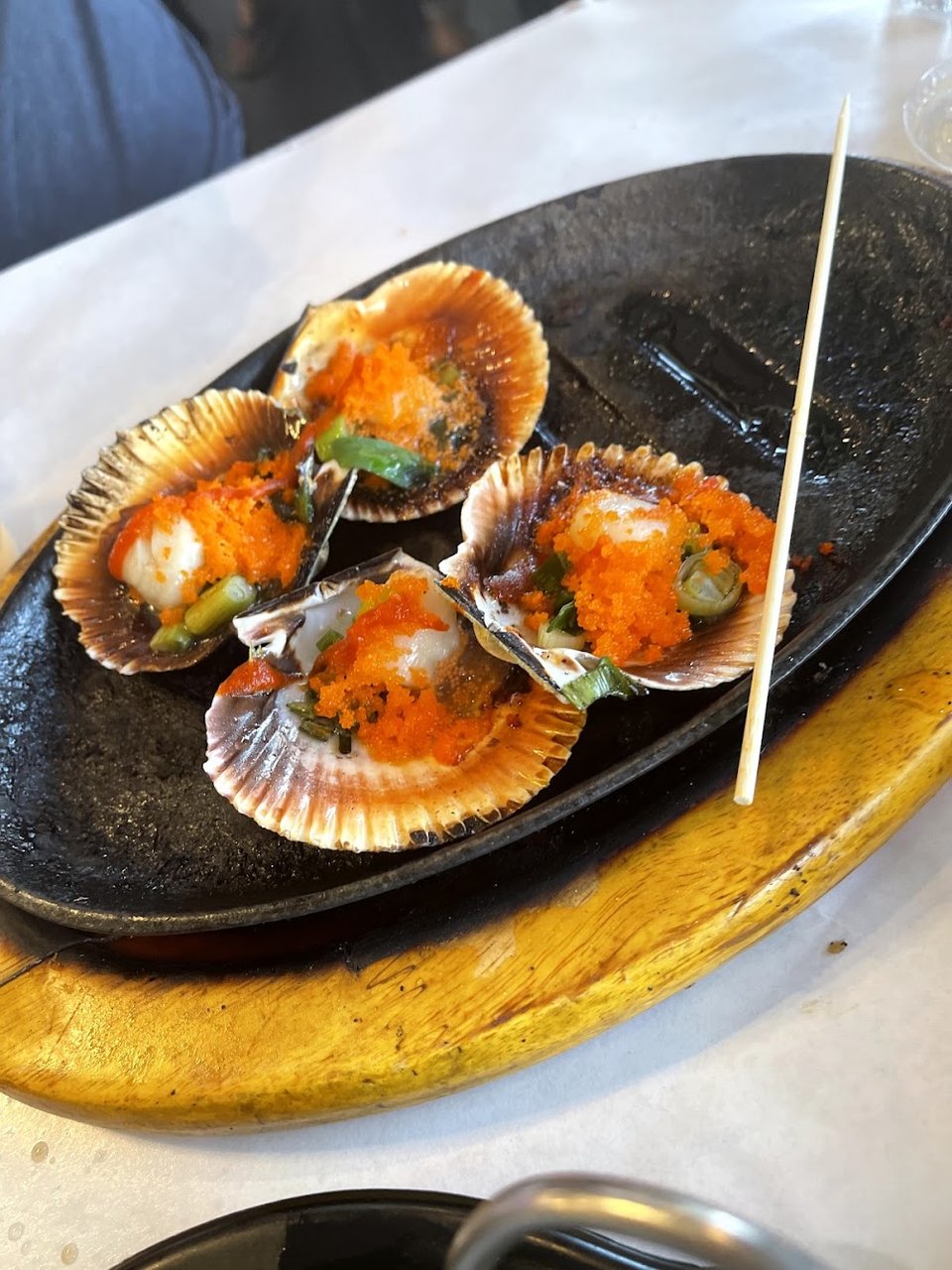Grilled Scallops with Scallions